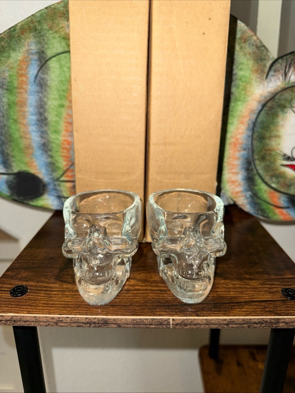 Crystal Head Vodka Skull Shot Glasses - Set of 6